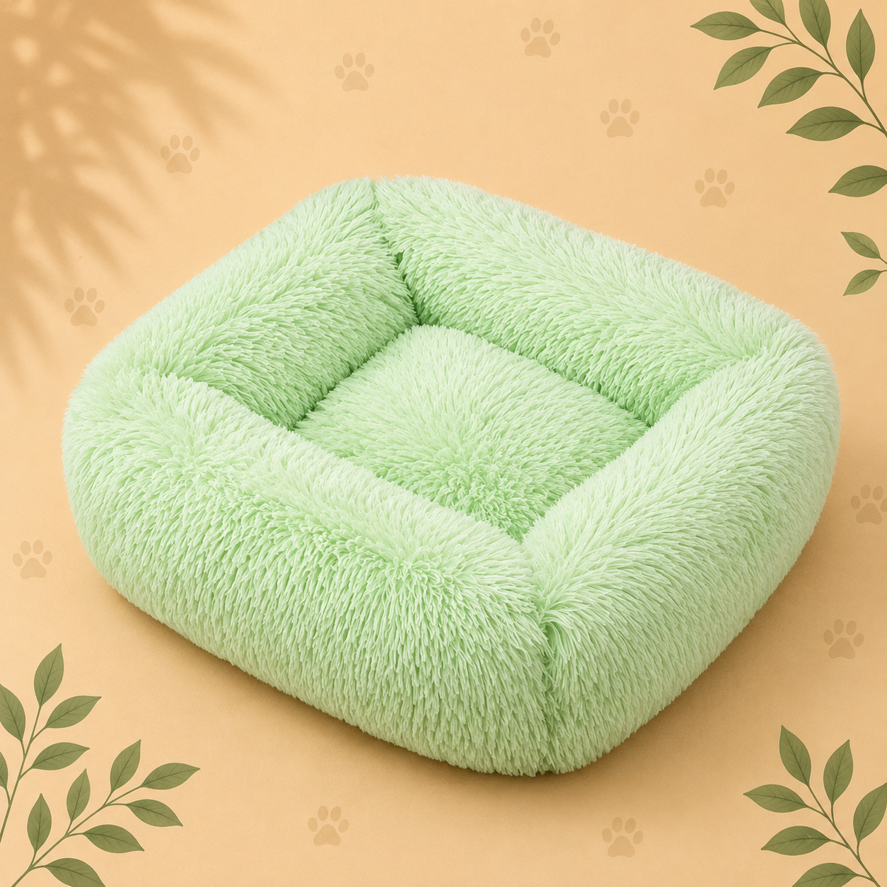 Premium Plush Pet Sofa Bed | Cozy Calming Bed for Dogs & Cats