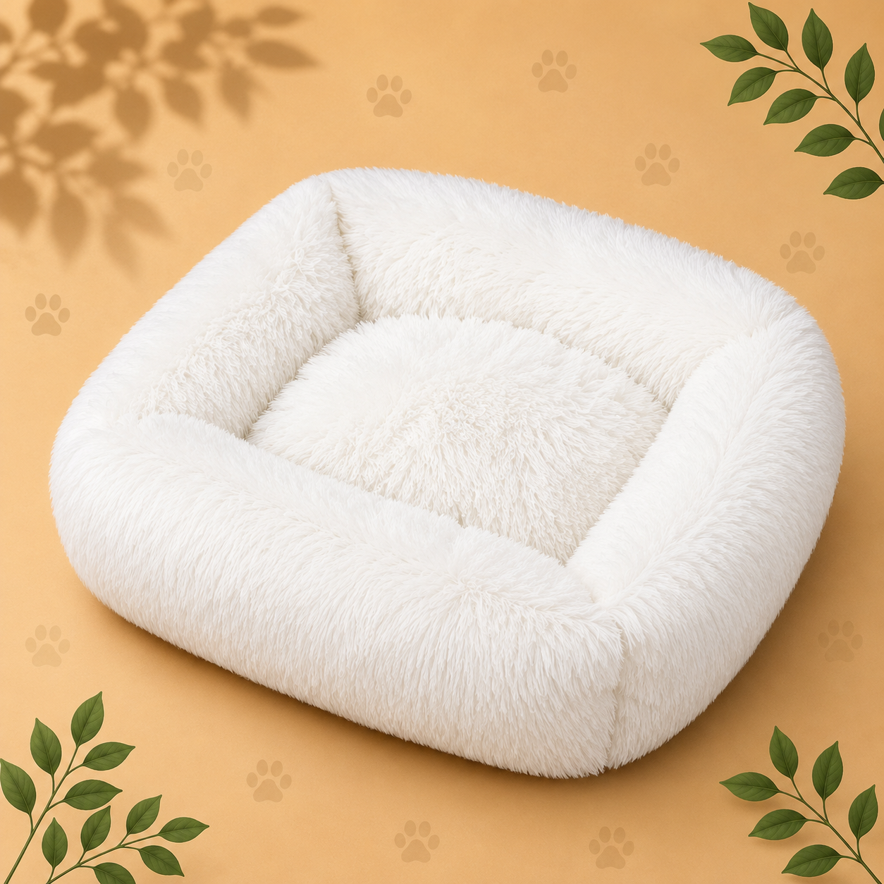 Premium Plush Pet Sofa Bed | Cozy Calming Bed for Dogs & Cats