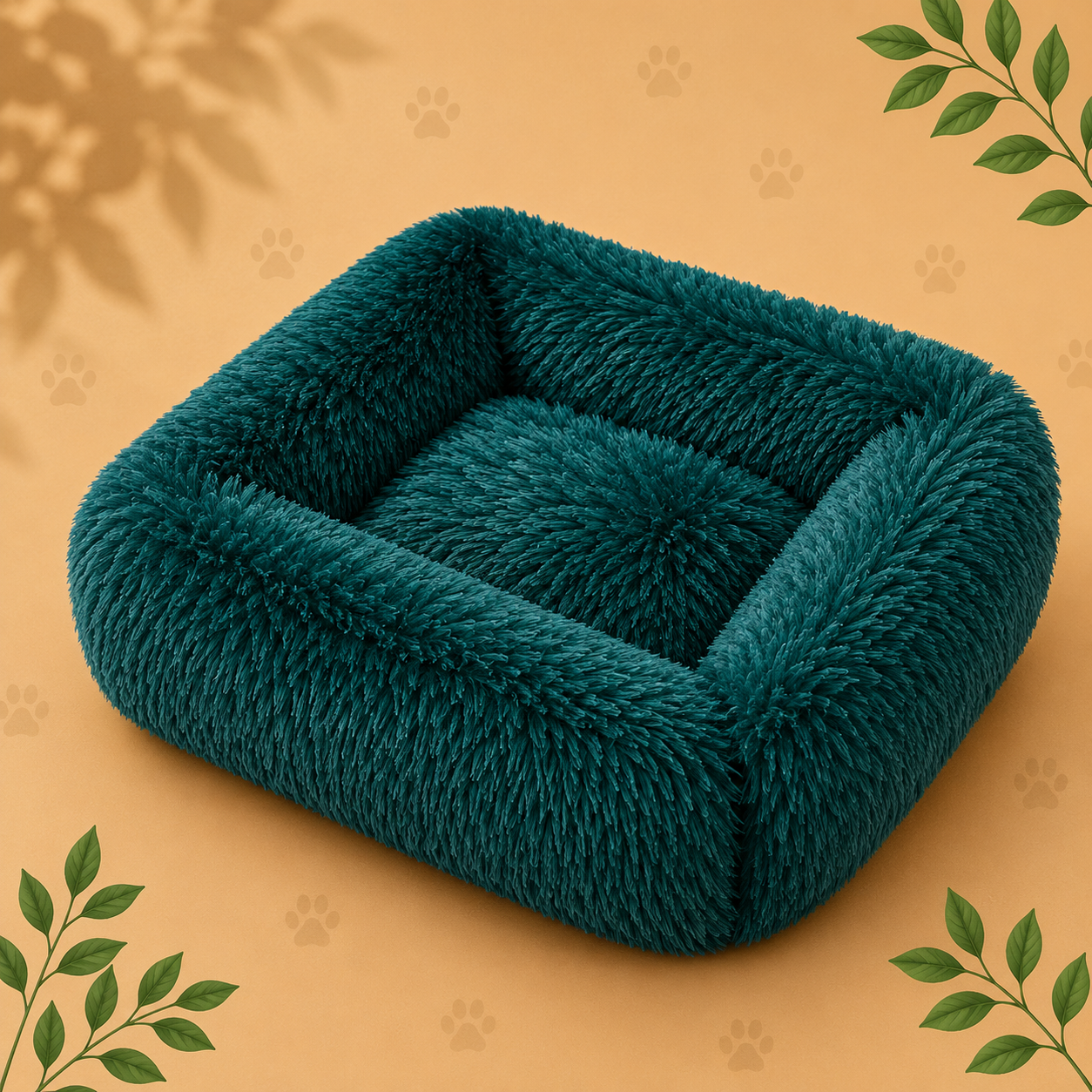 Premium Plush Pet Sofa Bed | Cozy Calming Bed for Dogs & Cats