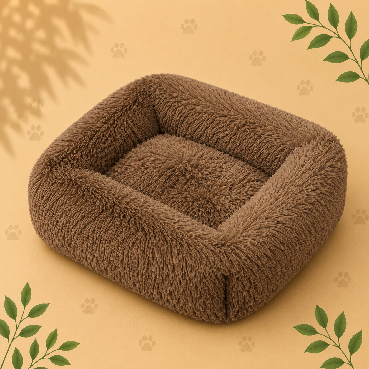 Premium Plush Pet Sofa Bed | Cozy Calming Bed for Dogs & Cats