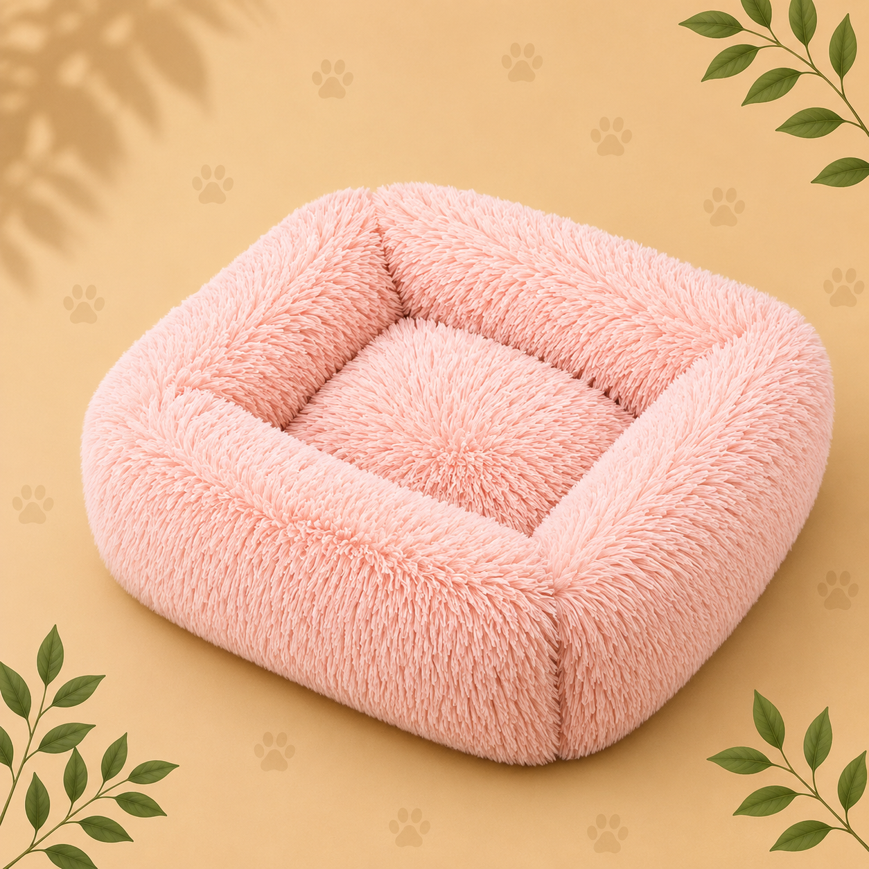Premium Plush Pet Sofa Bed | Cozy Calming Bed for Dogs & Cats