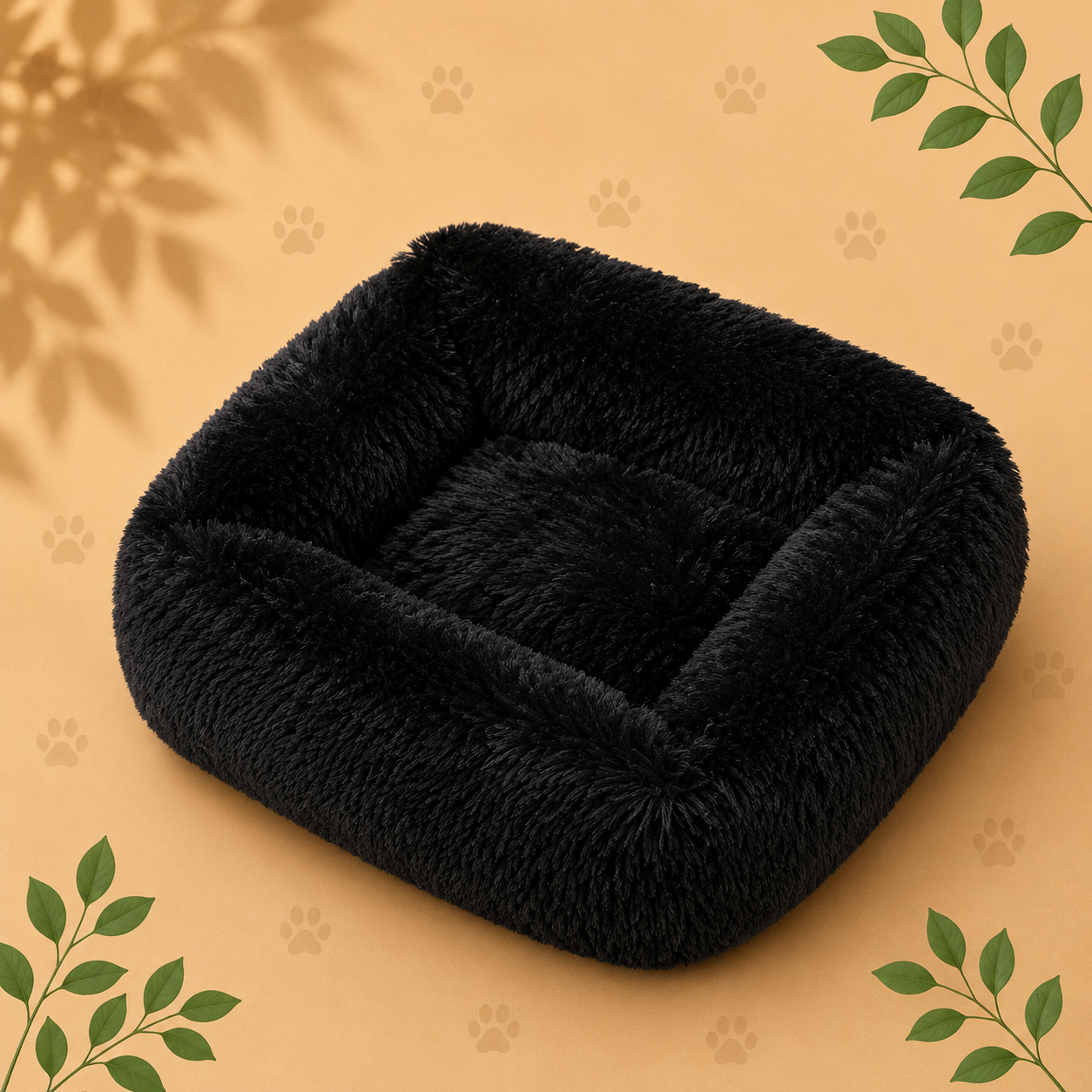 Premium Plush Pet Sofa Bed | Cozy Calming Bed for Dogs & Cats