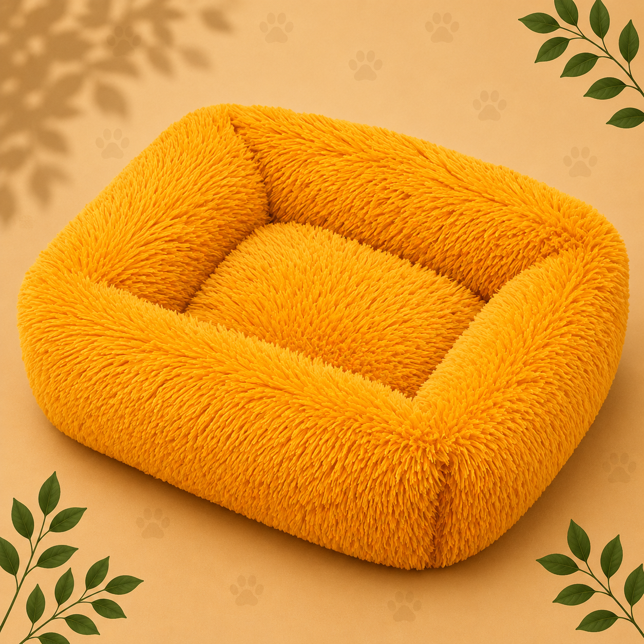 Premium Plush Pet Sofa Bed | Cozy Calming Bed for Dogs & Cats