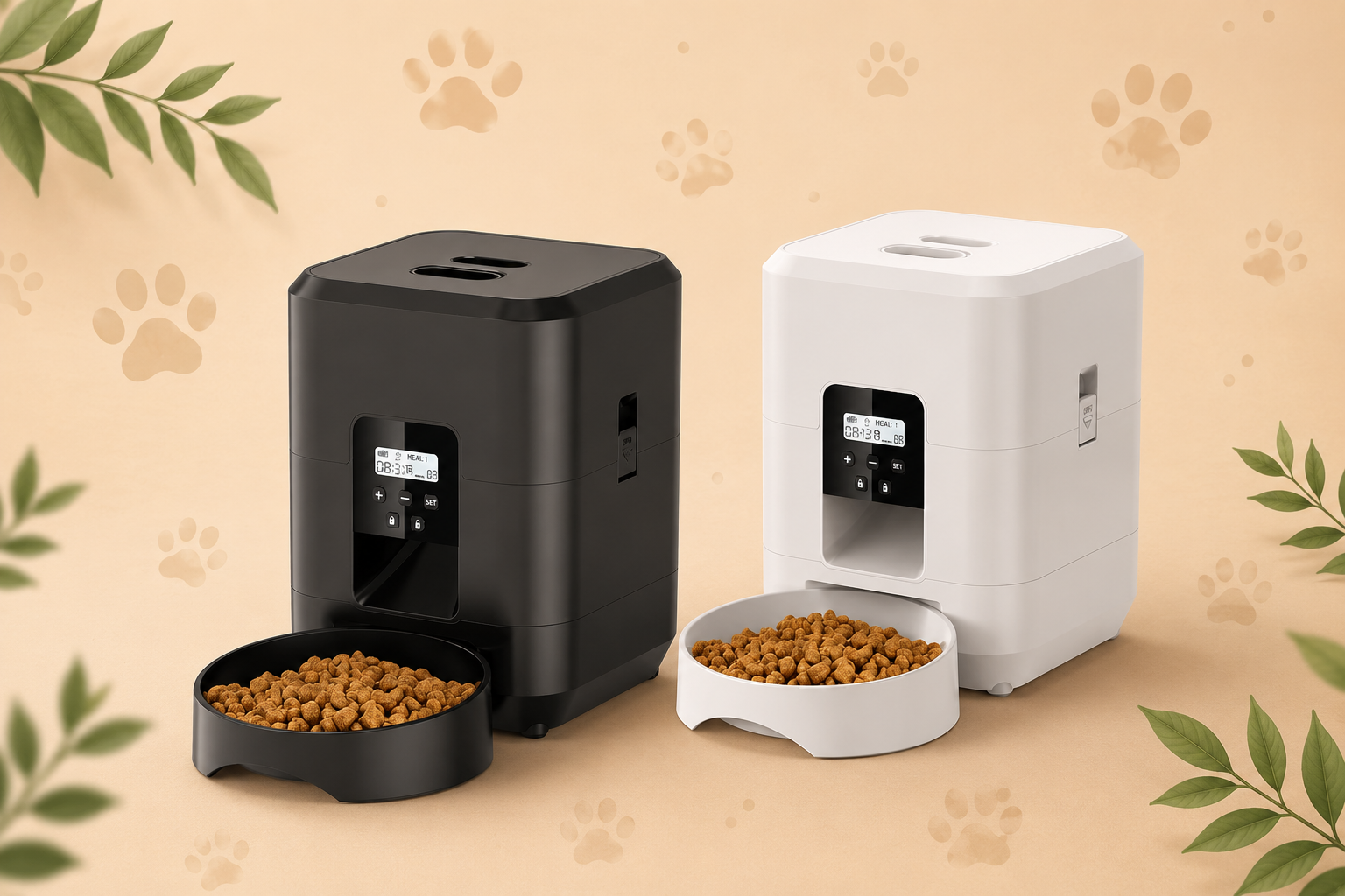 Smart Automatic Pet Feeder with Wi-Fi, HD Camera & App Control