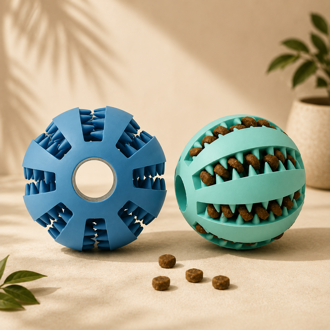 Interactive Treat Ball | Durable Rubber Puzzle Toy