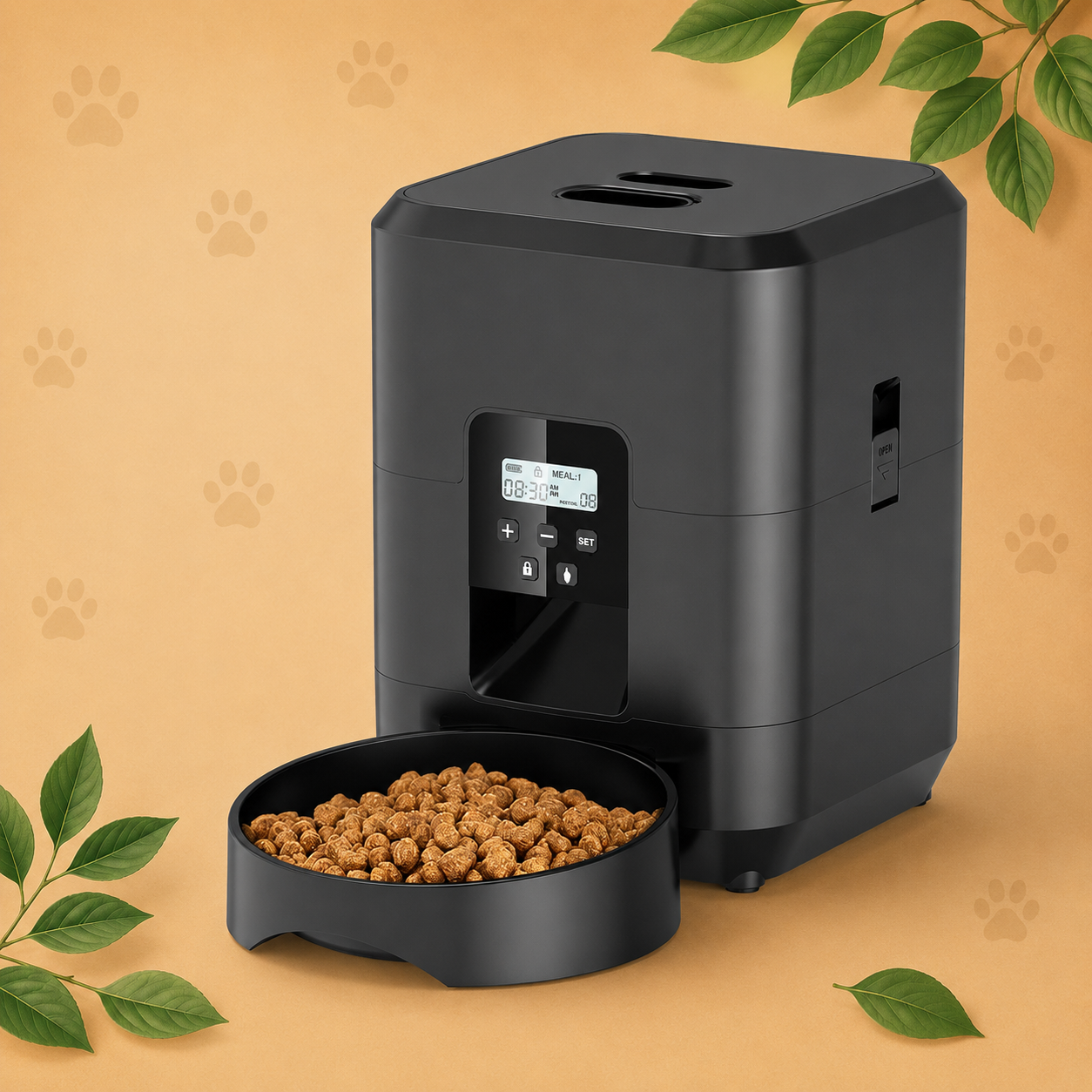 Smart Automatic Pet Feeder with Wi-Fi, HD Camera & App Control