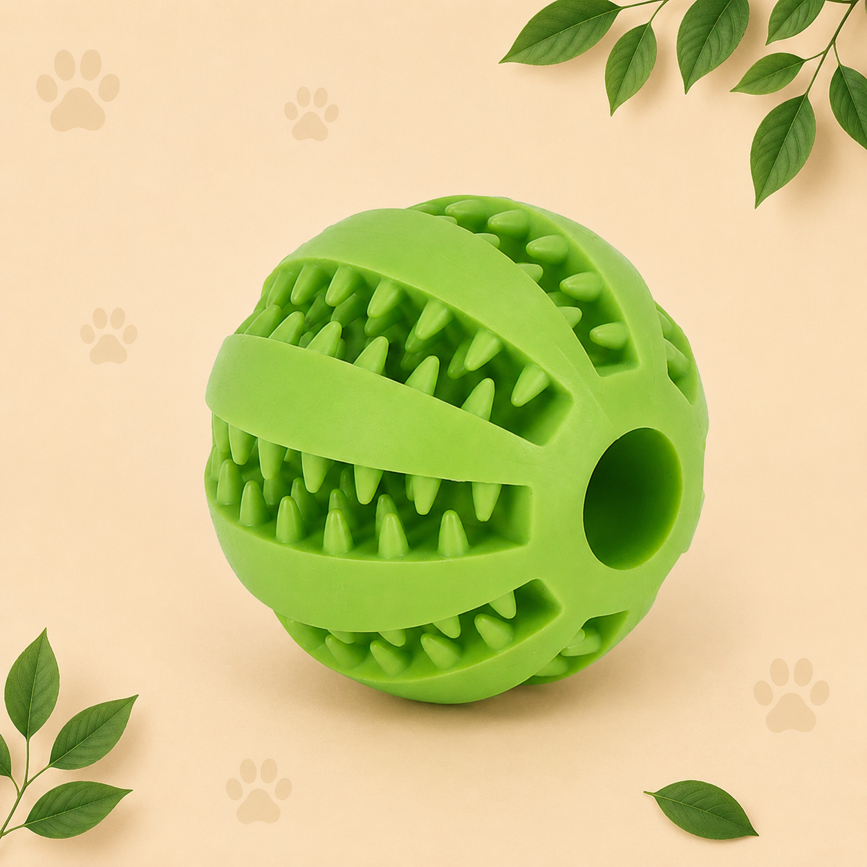 Interactive Treat Ball | Durable Rubber Puzzle Toy