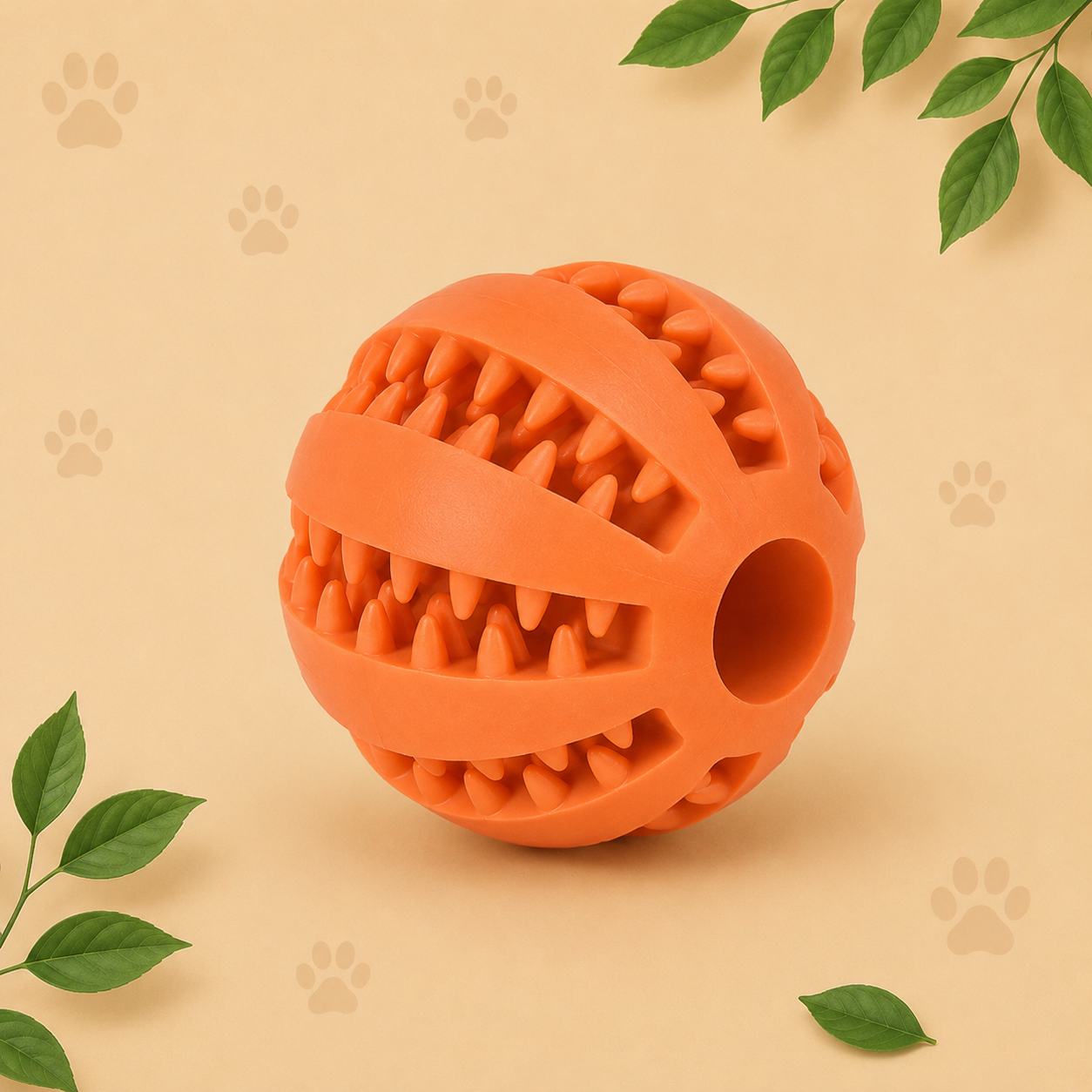 Interactive Treat Ball | Durable Rubber Puzzle Toy