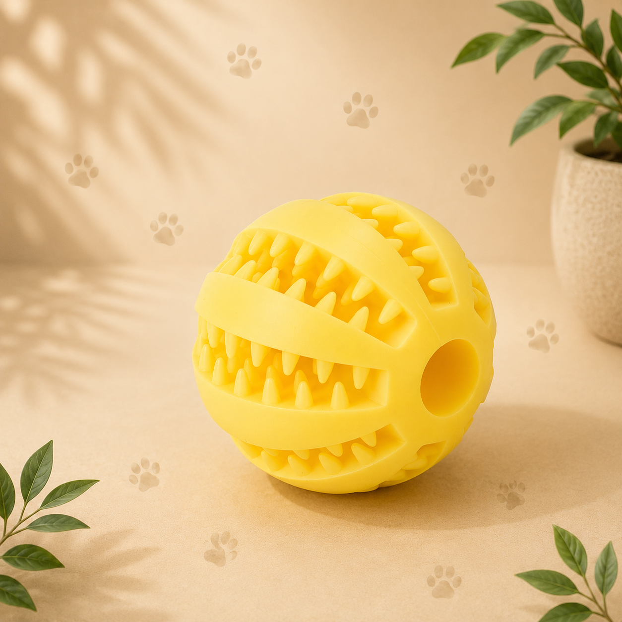 Interactive Treat Ball | Durable Rubber Puzzle Toy